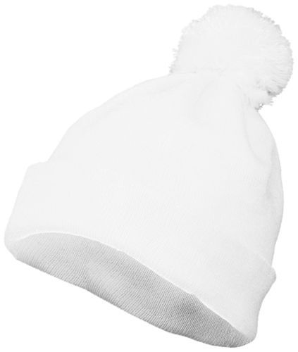 Augusta Sportswear Pom Beanie 6816 WHITE OS