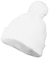 Augusta Sportswear Pom Beanie 6816 WHITE OS