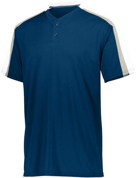 Augusta Sportswear Power Plus Jersey 2.0 1557 NAVY/WHITE/SILVER GREY S