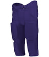 Augusta Sportswear POWER SPANDEX INTEGRATED FOOTBALL PANT 689S PURPLE (BA) S