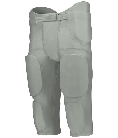 Augusta Sportswear POWER SPANDEX INTEGRATED FOOTBALL PANT 689S SILVER (BA) S