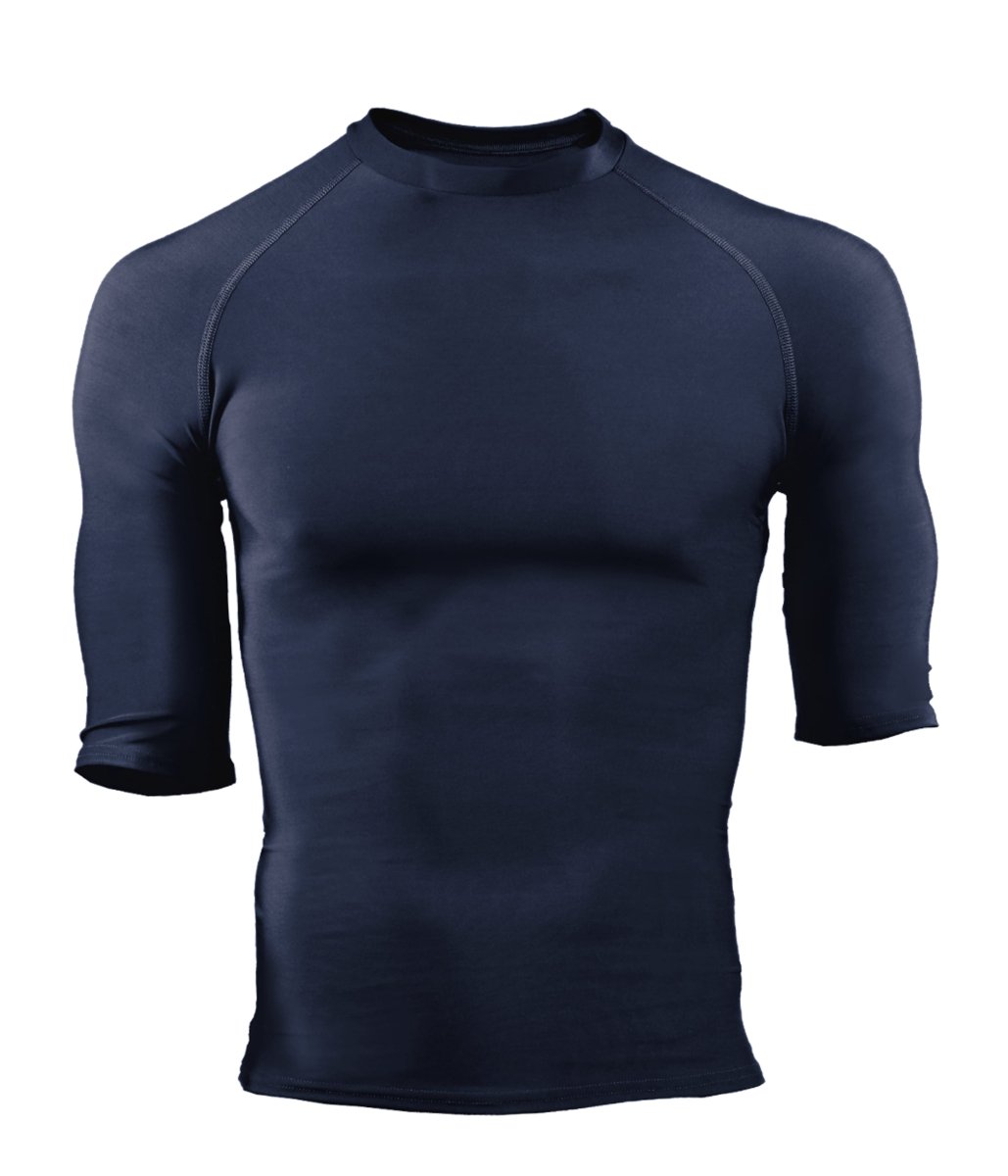 Augusta Sportswear PRO COMPRESSION 1/2 SLEEVE CREW 462700 NAVY (BA) S