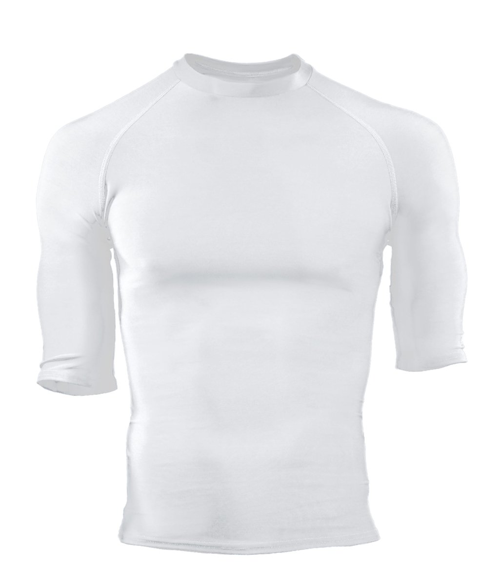 Augusta Sportswear PRO COMPRESSION 1/2 SLEEVE CREW 462700 WHITE S
