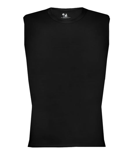 Augusta Sportswear PRO COMPRESSION SLEEVELESS CREW 463100 BLACK S