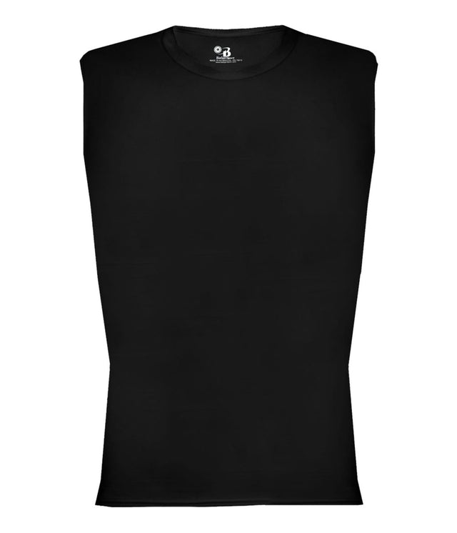 Augusta Sportswear PRO COMPRESSION SLEEVELESS CREW 463100 BLACK S