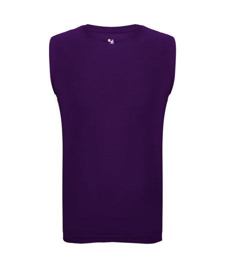 Augusta Sportswear PRO COMPRESSION SLEEVELESS CREW 463100 PURPLE (BA) S