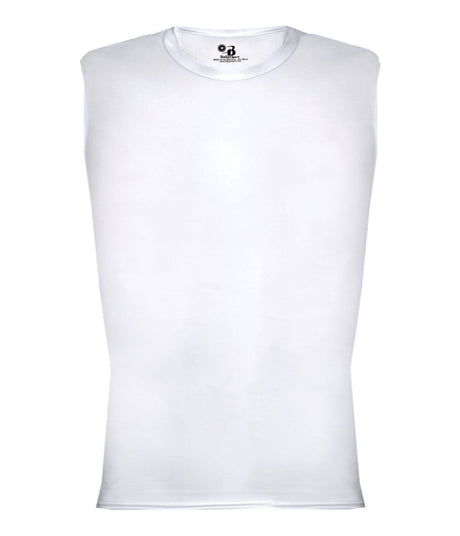 Augusta Sportswear PRO COMPRESSION SLEEVELESS CREW 463100 WHITE S