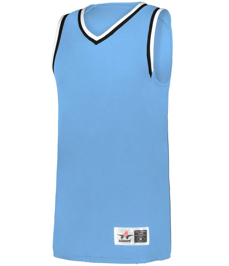 Augusta Sportswear RETRO BASKETBALL JERSEY - Augusta Sportswear A51000 COL BL/BLACK/WHITE (BA) S
