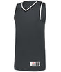 Augusta Sportswear RETRO BASKETBALL JERSEY - Augusta Sportswear A51000 GRAPHITE/BLACK/WHITE (BA) S