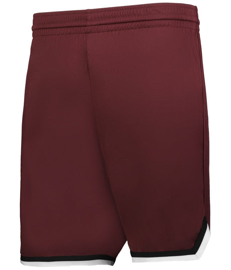 Augusta Sportswear RETRO BASKETBALL SHORTS - Augusta Sportswear A52000 MAROON/BLACK/WHITE (BA) S