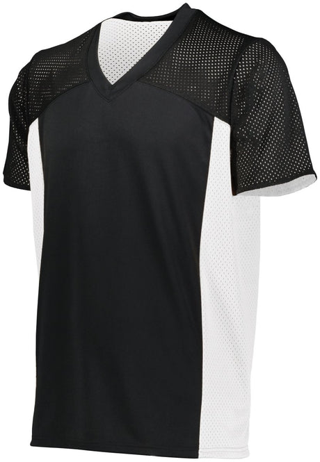 Augusta Sportswear Reversible Flag Football Jersey 264 BLACK/WHITE S