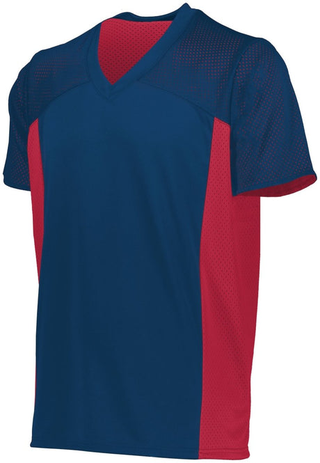 Augusta Sportswear Reversible Flag Football Jersey 264 NAVY/SCARLET S