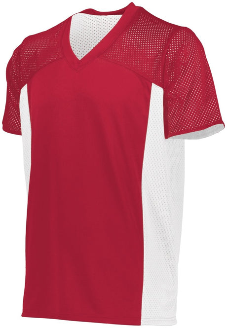 Augusta Sportswear Reversible Flag Football Jersey 264 SCARLET/WHITE S