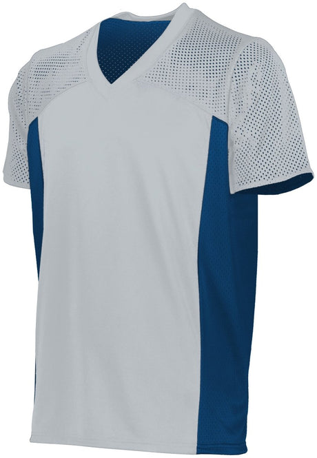 Augusta Sportswear Reversible Flag Football Jersey 264 SILVER/NAVY S