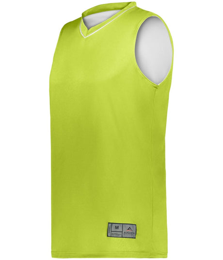 Augusta Sportswear Reversible Two - Color Jersey 152 LIME/WHITE S