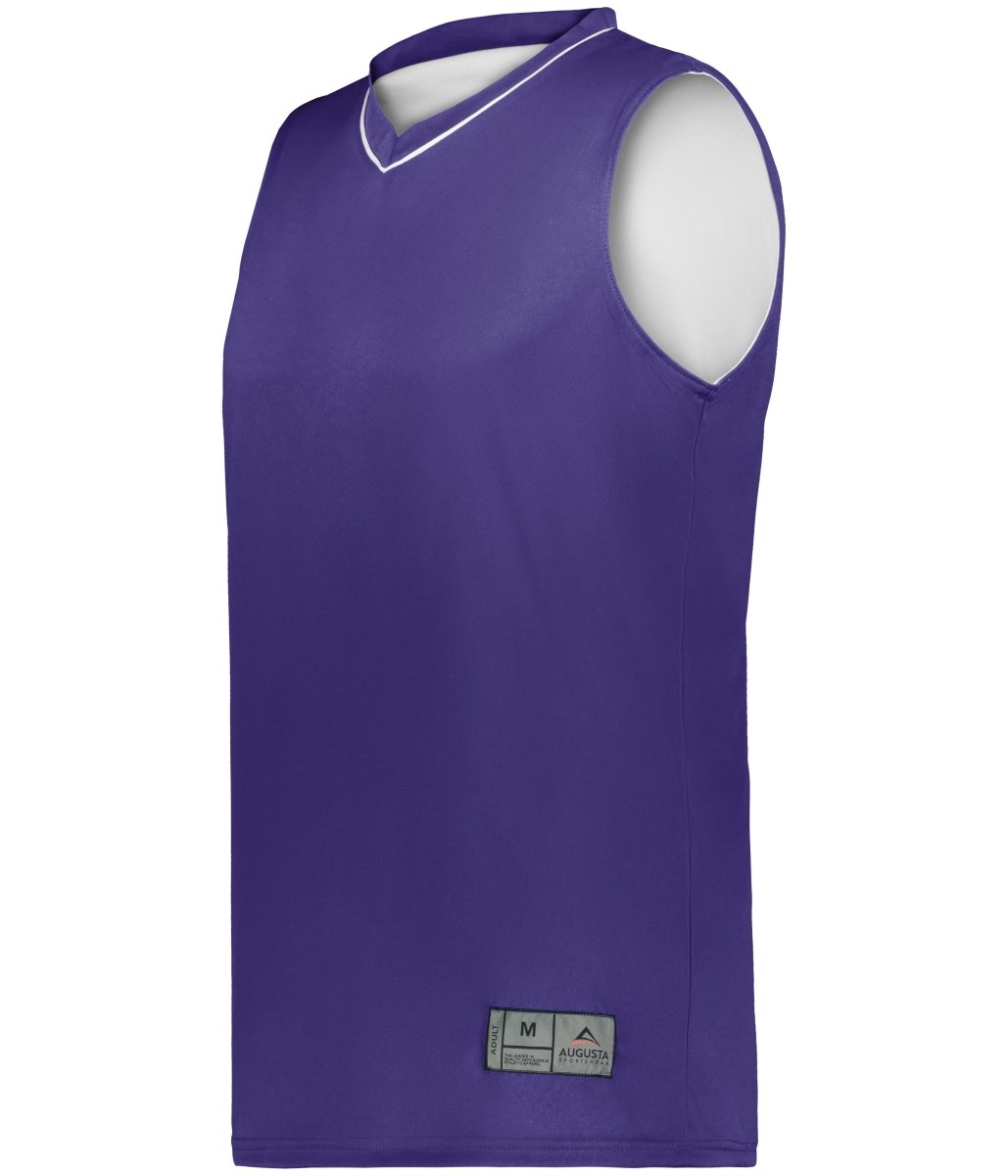 Augusta Sportswear Reversible Two - Color Jersey 152 PURPLE/WHITE S