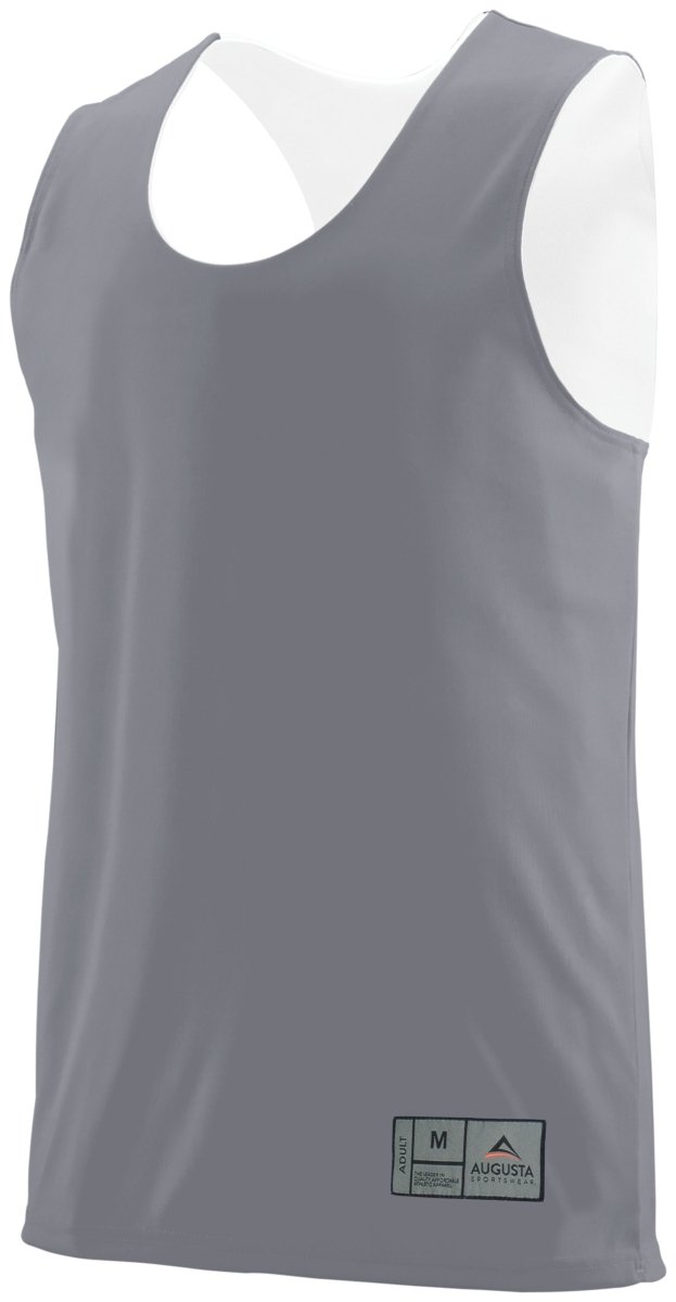 Augusta Sportswear Reversible Wicking Jersey 148 GRAPHITE/WHITE S