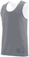 Augusta Sportswear Reversible Wicking Jersey 148 GRAPHITE/WHITE S