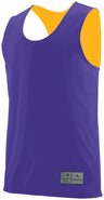 Augusta Sportswear Reversible Wicking Jersey 148 PURPLE/GOLD S