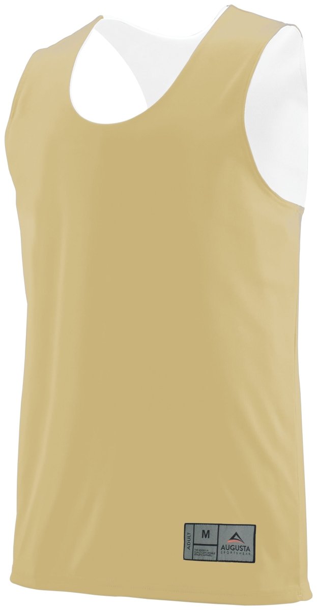 Augusta Sportswear Reversible Wicking Jersey 148 VEGAS GOLD/WHITE S