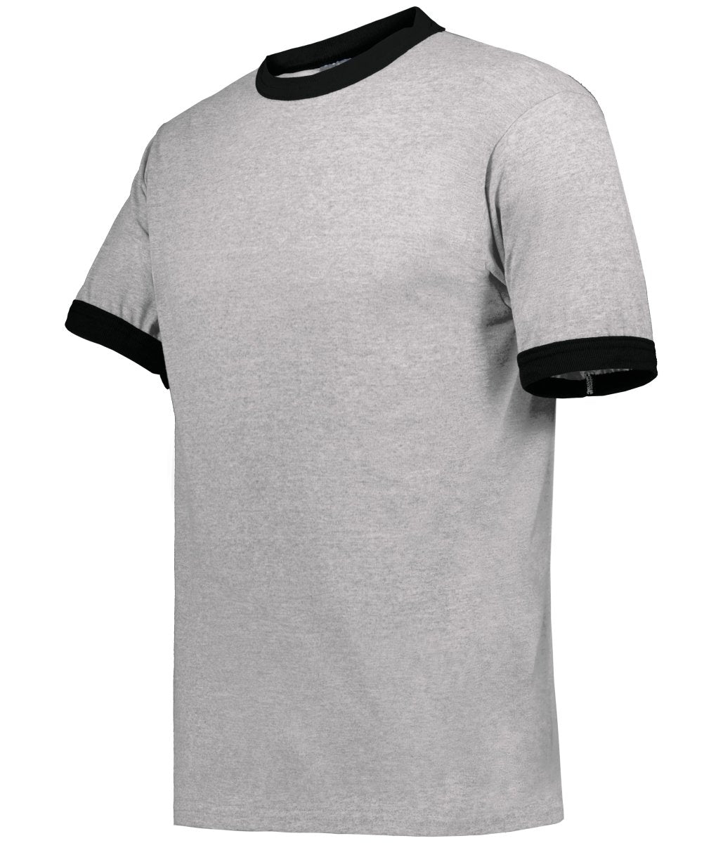 Augusta Sportswear Ringer T-Shirt - Augusta Sportswear 710 ATHLETIC HEATHER/BLACK S