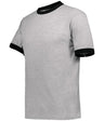 Augusta Sportswear Ringer T-Shirt - Augusta Sportswear 710 ATHLETIC HEATHER/BLACK S