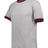 Augusta Sportswear Ringer T-Shirt - Augusta Sportswear 710 ATHLETIC HEATHER/MAROON S