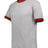 Augusta Sportswear Ringer T-Shirt - Augusta Sportswear 710 ATHLETIC HEATHER/RED S