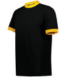 Augusta Sportswear Ringer T-Shirt - Augusta Sportswear 710 BLACK/GOLD S
