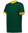 Augusta Sportswear Ringer T-Shirt - Augusta Sportswear 710 DARK GREEN/GOLD S
