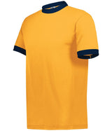 Augusta Sportswear Ringer T-Shirt - Augusta Sportswear 710 GOLD/NAVY S