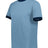 Augusta Sportswear Ringer T-Shirt - Augusta Sportswear 710 LIGHT BLUE/NAVY S