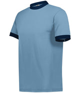 Augusta Sportswear Ringer T-Shirt - Augusta Sportswear 710 LIGHT BLUE/NAVY S