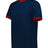 Augusta Sportswear Ringer T-Shirt - Augusta Sportswear 710 NAVY/RED S