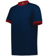 Augusta Sportswear Ringer T-Shirt - Augusta Sportswear 710 NAVY/RED S