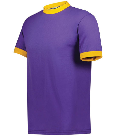 Augusta Sportswear Ringer T-Shirt - Augusta Sportswear 710 PURPLE/GOLD S
