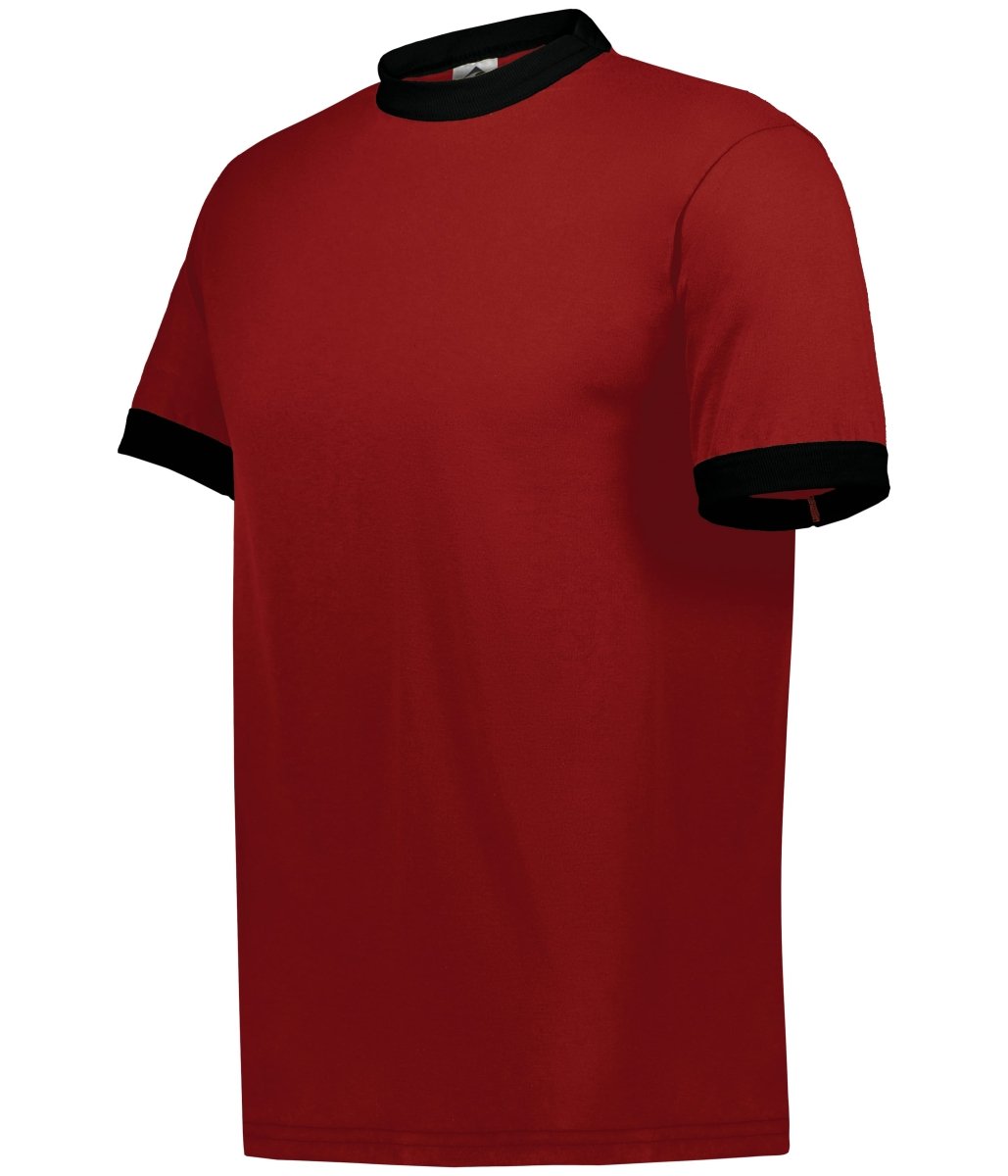 Augusta Sportswear Ringer T-Shirt - Augusta Sportswear 710 RED/BLACK S