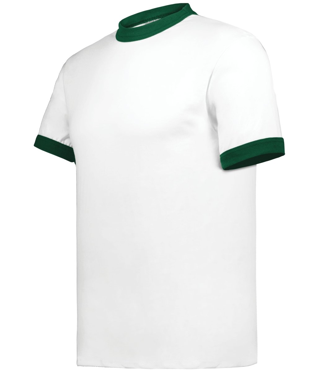 Augusta Sportswear Ringer T-Shirt - Augusta Sportswear 710 WHITE/DARK GREEN S