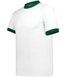 Augusta Sportswear Ringer T-Shirt - Augusta Sportswear 710 WHITE/DARK GREEN S