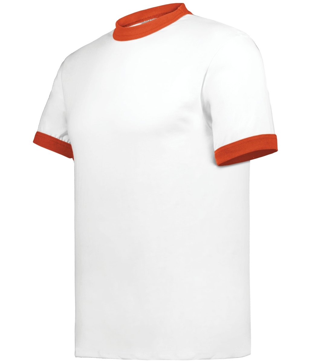 Augusta Sportswear Ringer T-Shirt - Augusta Sportswear 710 WHITE/ORANGE S