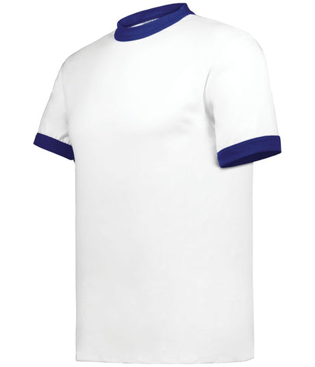 Augusta Sportswear Ringer T-Shirt - Augusta Sportswear 710 WHITE/PURPLE S