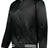 Augusta Sportswear Satin Baseball Jacket/Striped Trim 3610 BLACK/WHITE S