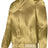 Augusta Sportswear Satin Baseball Jacket/Striped Trim 3610 METALLIC GOLD/WHITE S