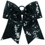 Augusta Sportswear Sequin Cheer Hair Bow 6702 BLACK OS