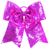 Augusta Sportswear Sequin Cheer Hair Bow 6702 POWER PINK OS