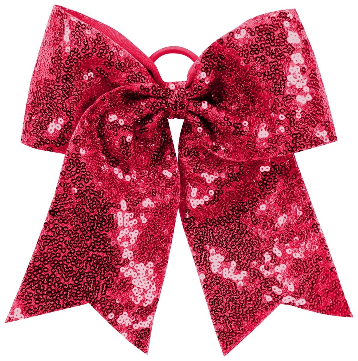 Augusta Sportswear Sequin Cheer Hair Bow 6702 RED OS