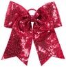 Augusta Sportswear Sequin Cheer Hair Bow 6702 RED OS