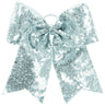 Augusta Sportswear Sequin Cheer Hair Bow 6702 SILVER GREY OS