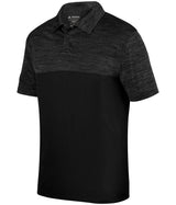 Augusta Sportswear Shadow Tonal Heather Polo 5412 BLACK S