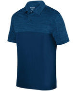 Augusta Sportswear Shadow Tonal Heather Polo 5412 NAVY S